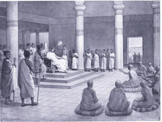 El rey Malinda hace preguntas 140 a.C.